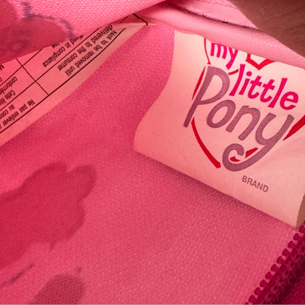 My little pony bag mini hobo style star catcher sparkly Pink Pony Shoulder Bag - Picture 7 of 7